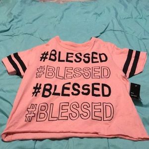 Mauve short sleeve crop top